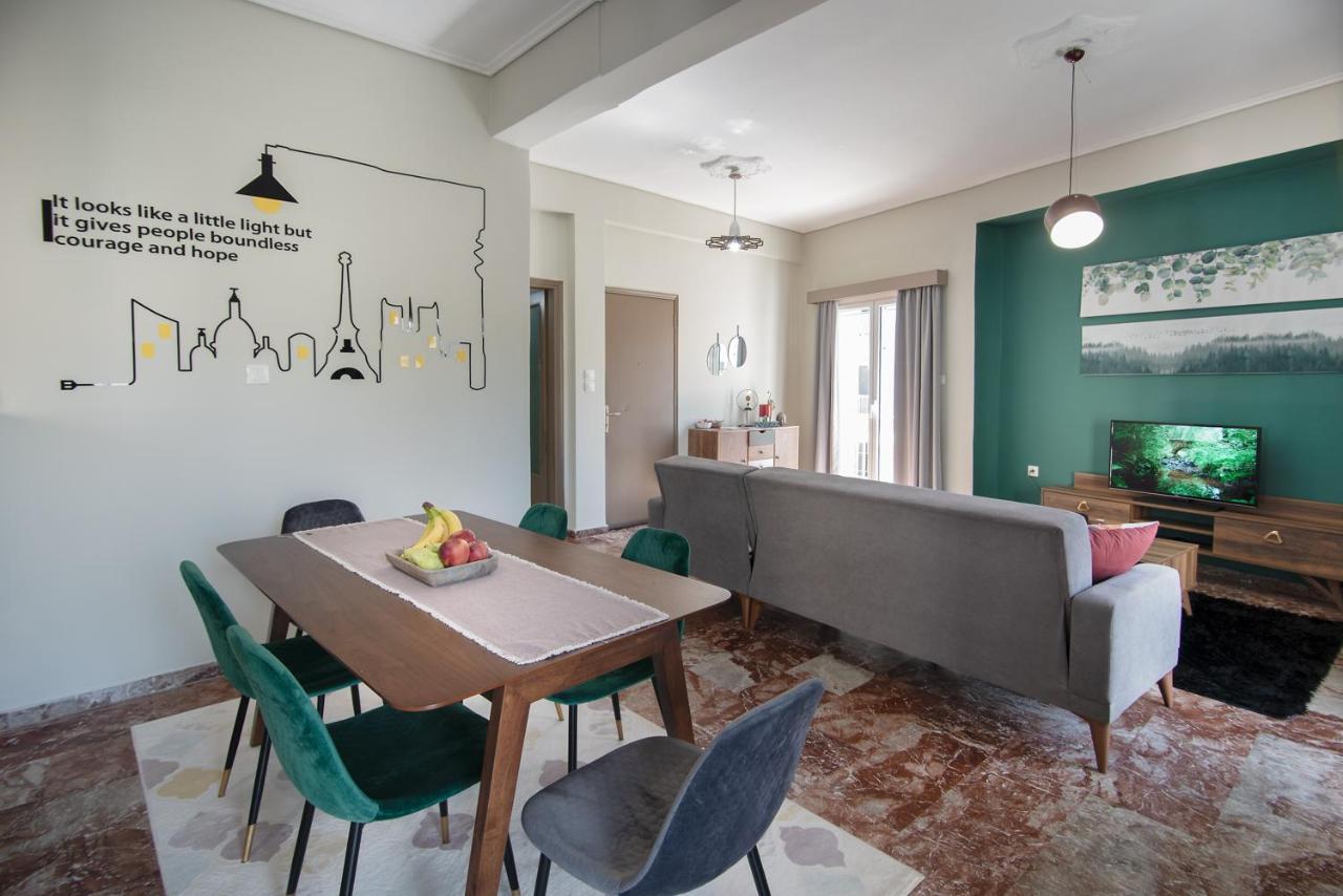 Emerald 110M2 Entire Floor Apt Steps To City'S Heart Kalamata Exterior foto